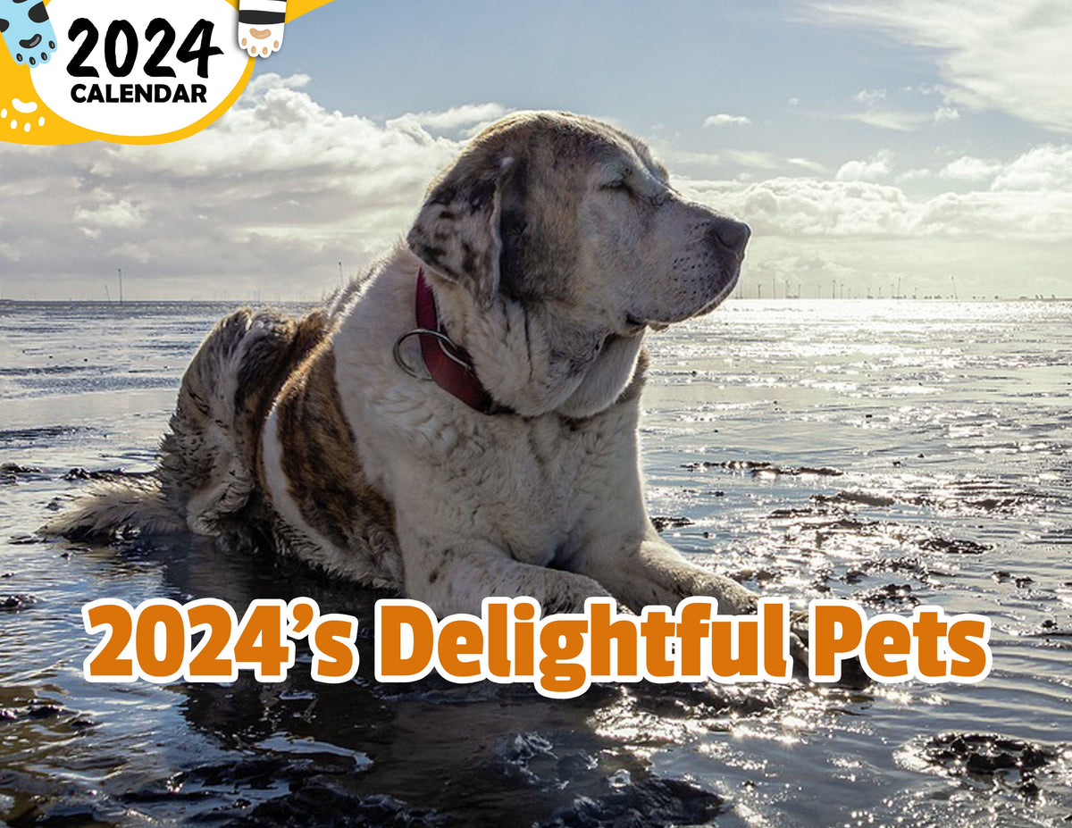 2024's Delightful Pets 2024 Wall Calendar (PreOrder) Praise My Pet!