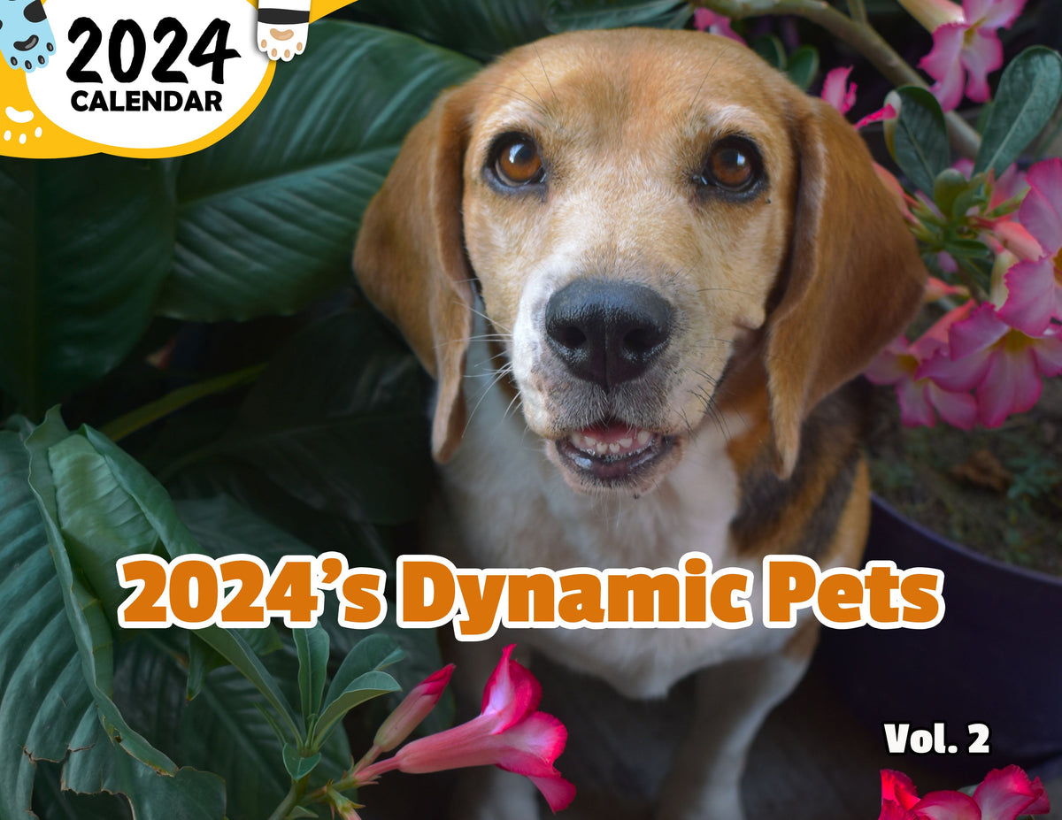2024 #39 s Dynamic Pets Volume Two: 2024 Wall Calendar (Pre Order) Praise