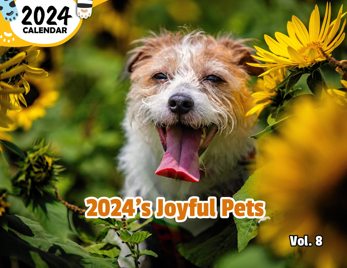 2024's Joyful Pets Volume Eight 2024 Wall Calendar (PreOrder