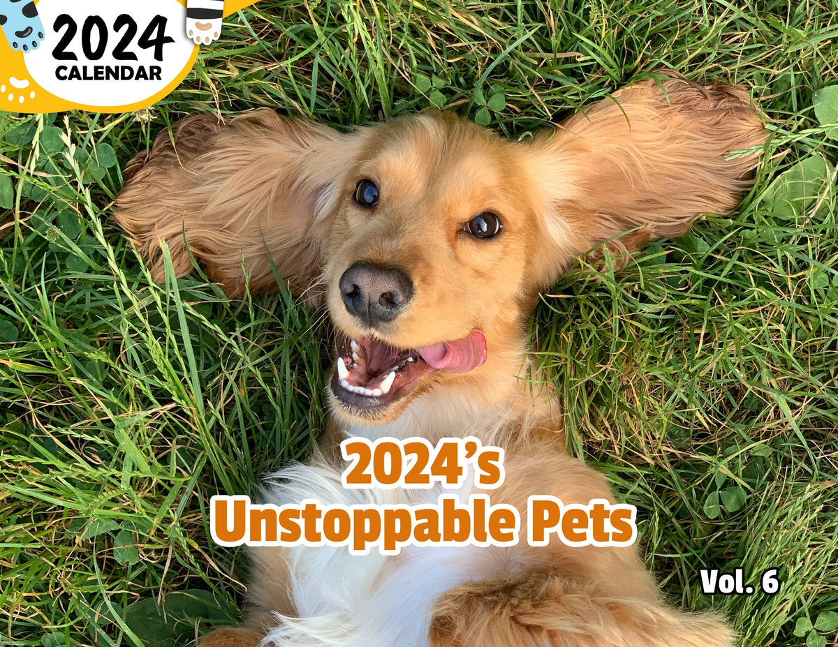 2024's Unstoppable Pets Volume Six 2024 Wall Calendar (PreOrder