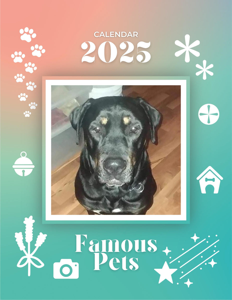 Famous Pets 2025 Wall Calendar (PreOrder) Praise My Pet!