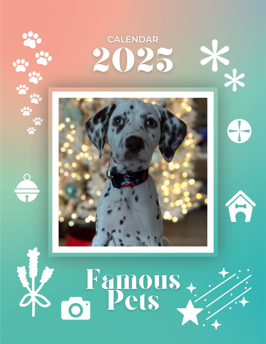 Famous Pets 2025 Wall Calendar (PreOrder) Praise My Pet!