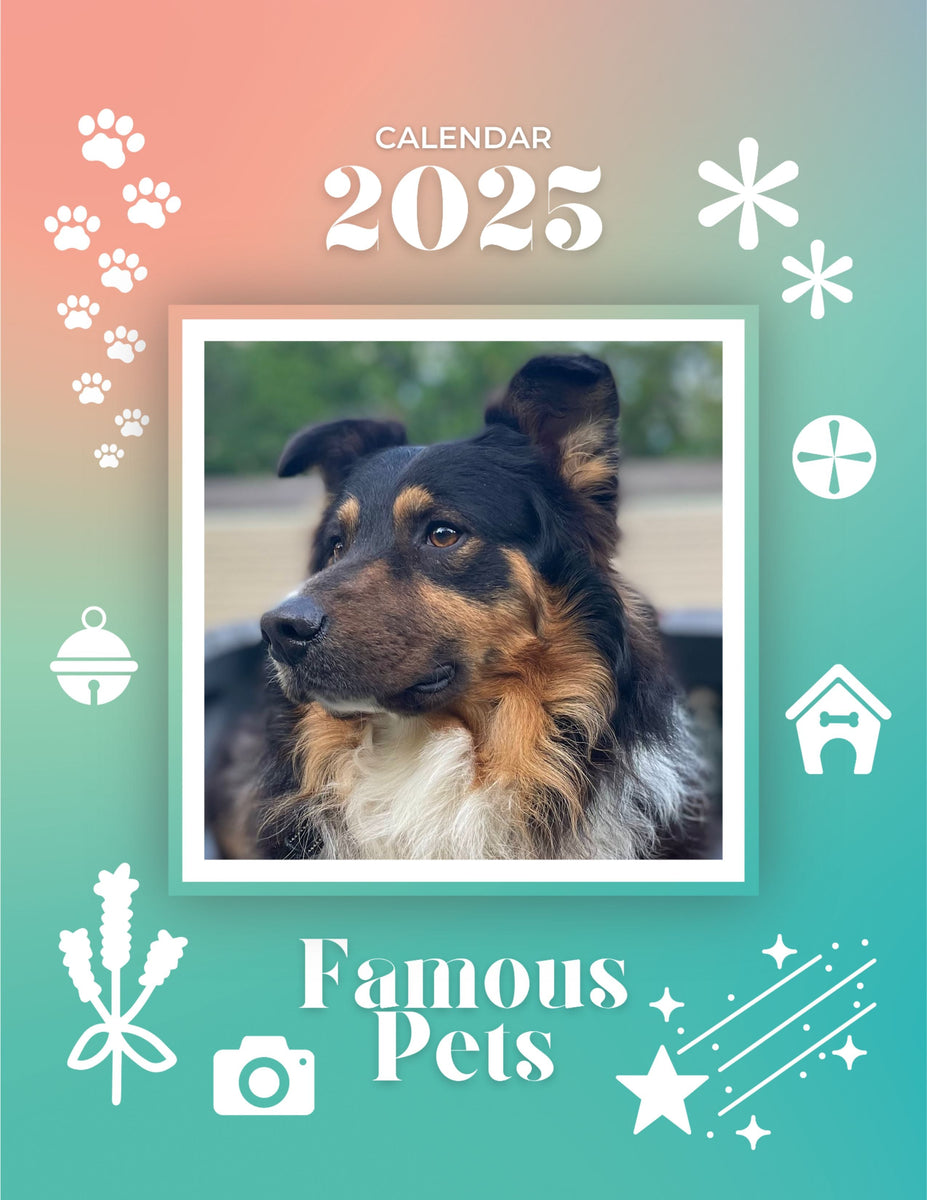 Famous Pets 2025 Wall Calendar (PreOrder) Praise My Pet!