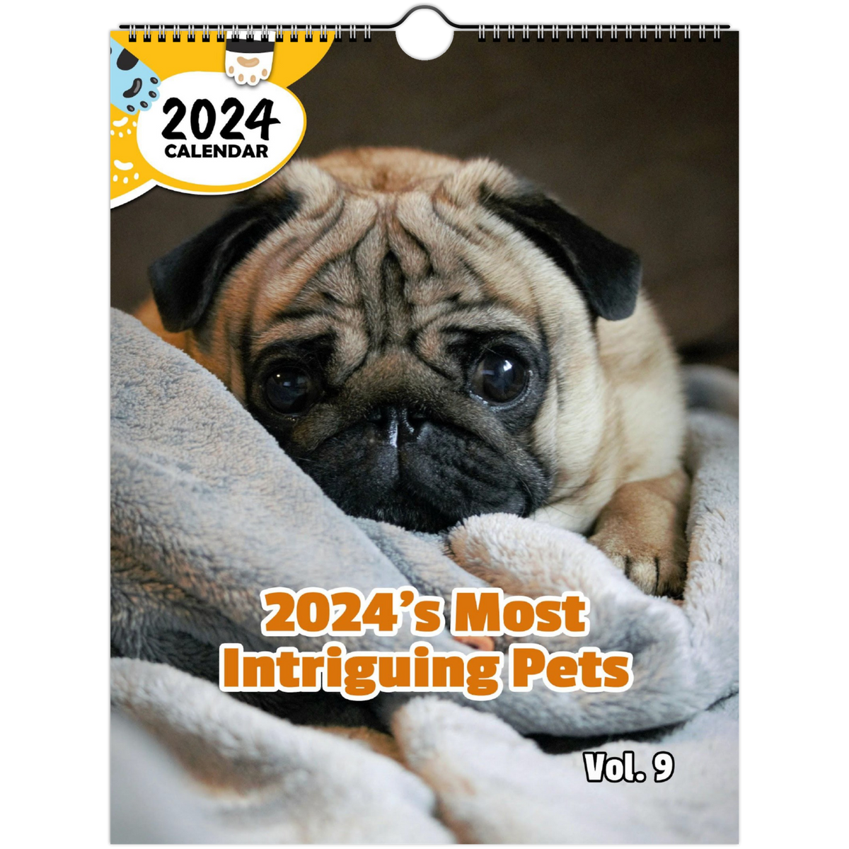 2024's Most Intriguing Pets Volume Nine 2024 Wall Calendar (PreOrder