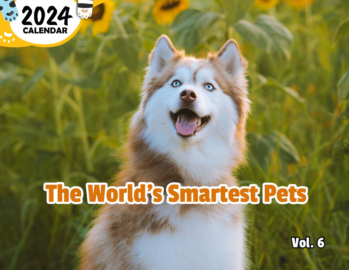 The World's Smartest Pets Volume Six 2024 Wall Calendar (PreOrder