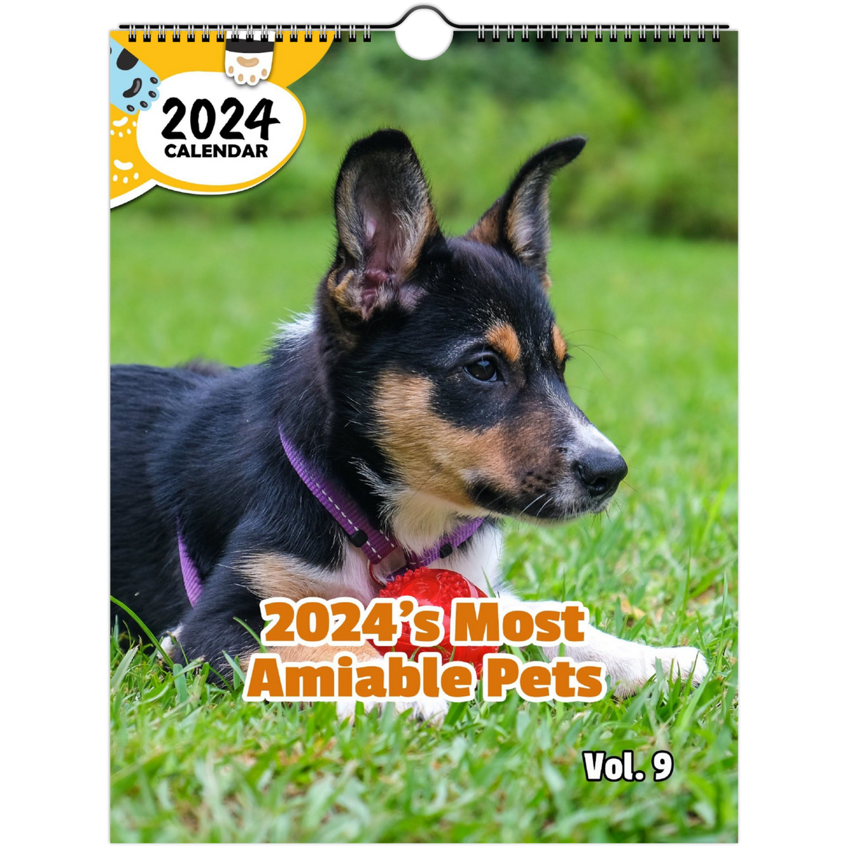 2024's Most Amiable Pets Volume Nine 2024 Wall Calendar (PreOrder
