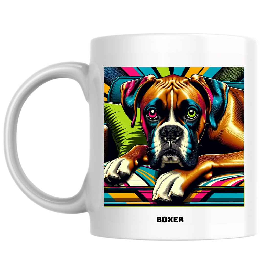 Boxer the Magnificent: Pop Art Coffee Mug