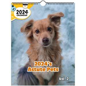 2024's Astute Pets Volume Two: 2024 Wall Calendar (Published)