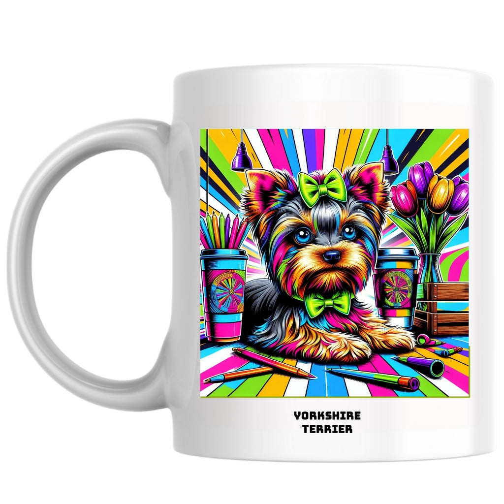 Yorkshire Terrier the Magnificent: Pop Art Coffee Mug