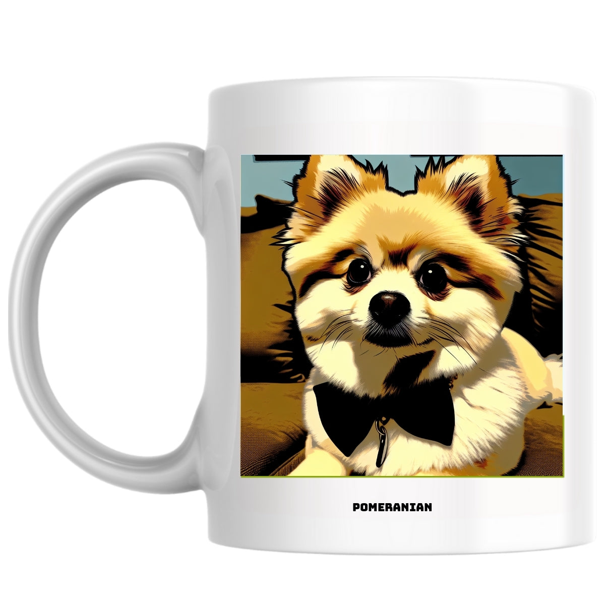 Pomeranian the Magnificent: Pop Art Coffee Mug