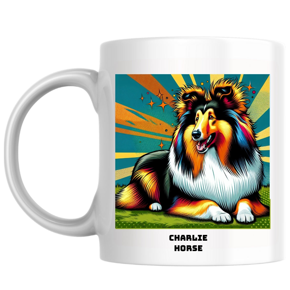 Charlie Horse the Magnificent: Pop Art Coffee Mug