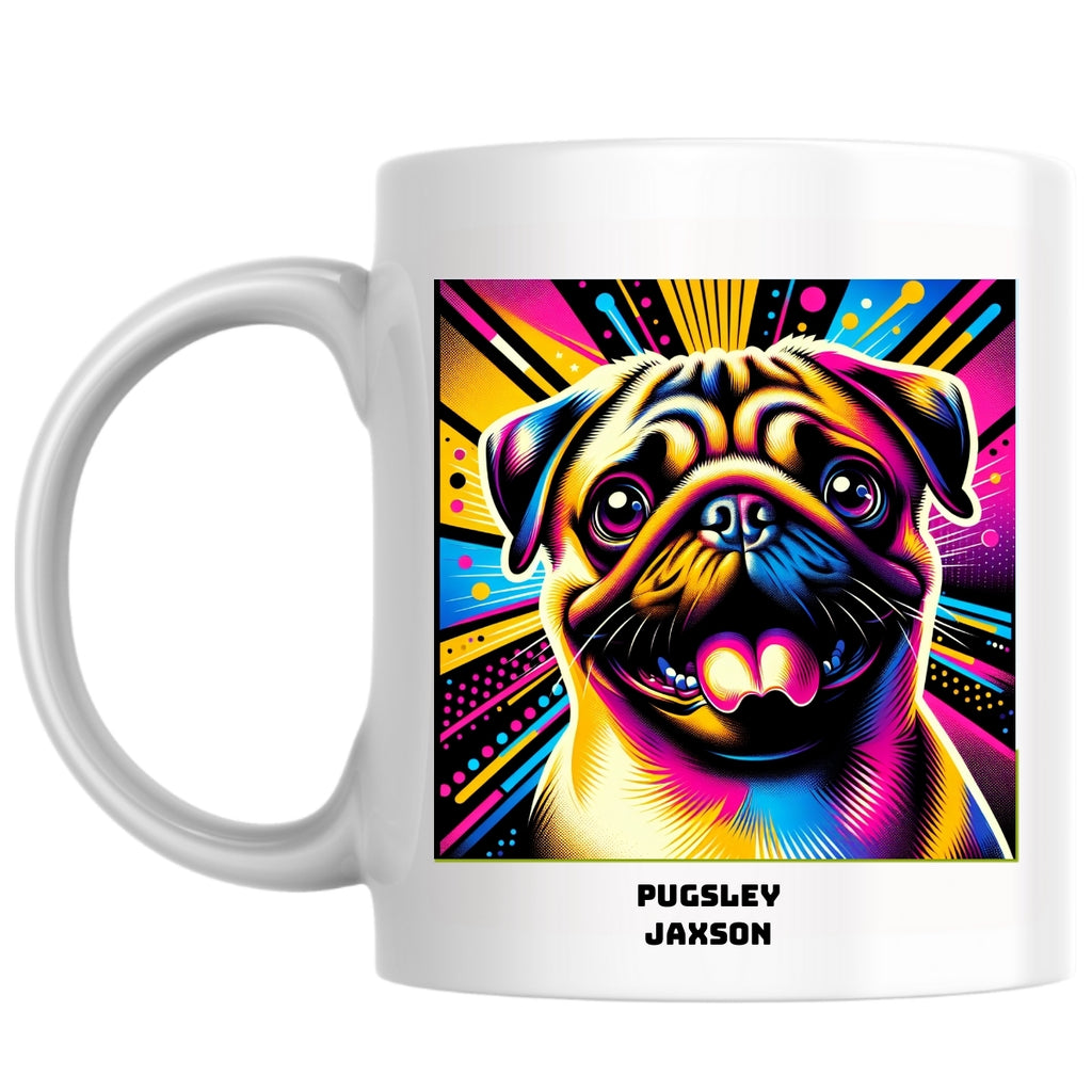 Pugsley Jaxson the Magnificent: Pop Art Coffee Mug