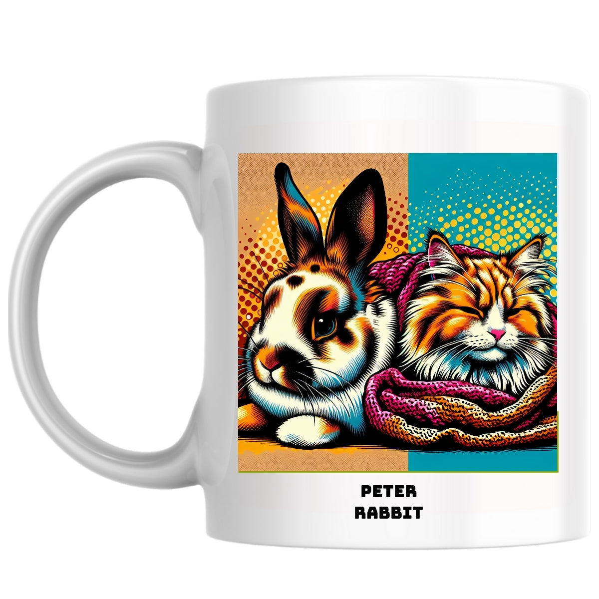 Peter Rabbit the Magnificent: Pop Art Coffee Mug