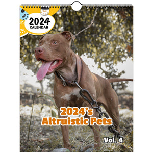 2024's Altruistic Pets Volume Four: 2024 Wall Calendar (Published)