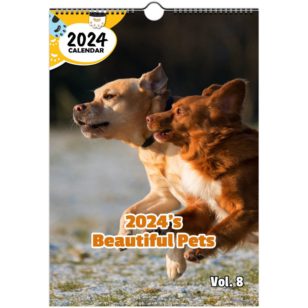 2024's Beautiful Pets Volume Eight: 2024 Wall Calendar (Published)