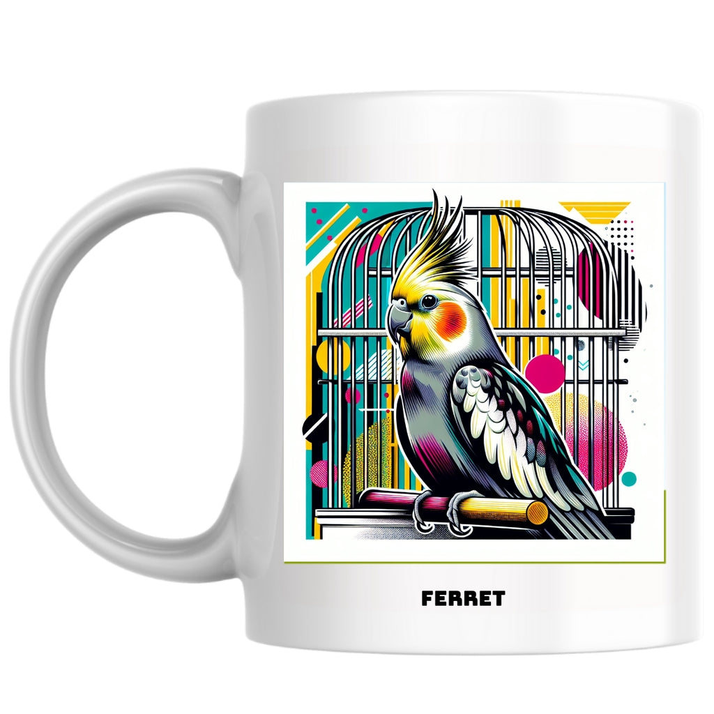 Ferret the Magnificent: Pop Art Coffee Mug