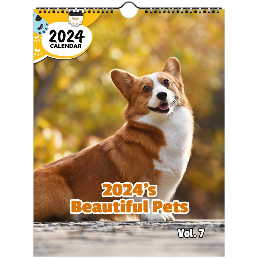 2024's Beautiful Pets Volume Seven: 2024 Wall Calendar (Published)