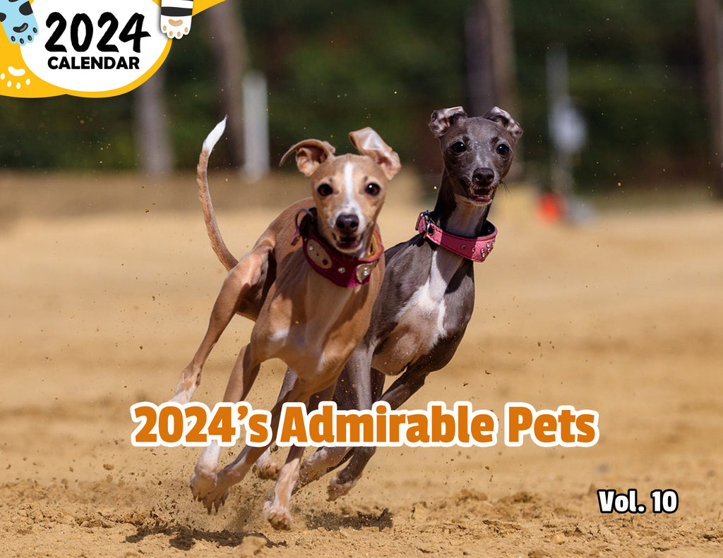 2024's Admirable Pets Volume Ten: 2024 Wall Calendar (Published)