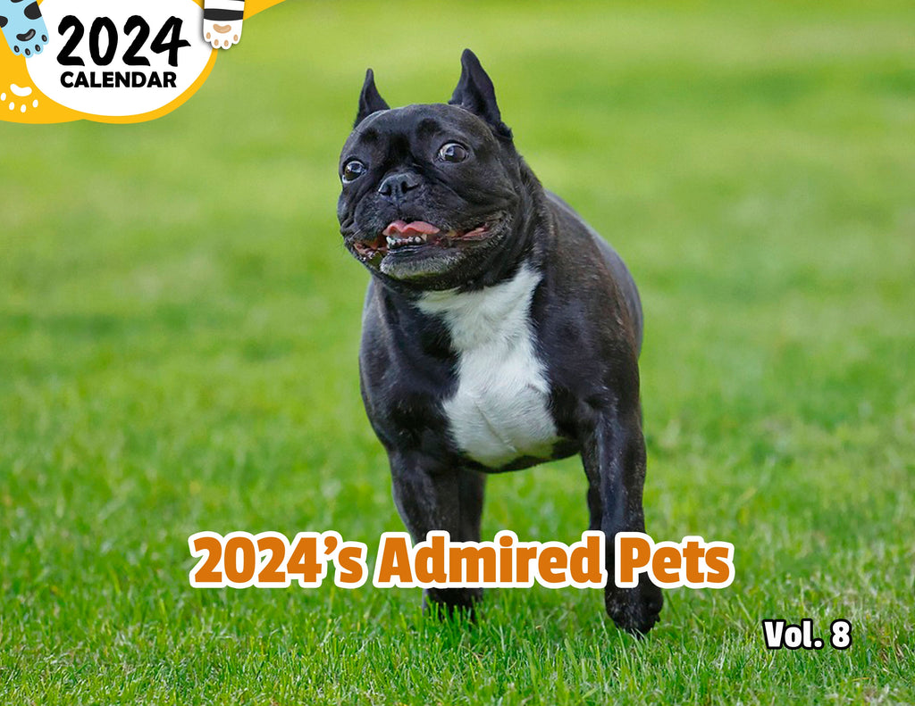 2024's Admired Pets Volume Eight: 2024 Wall Calendar (Published)