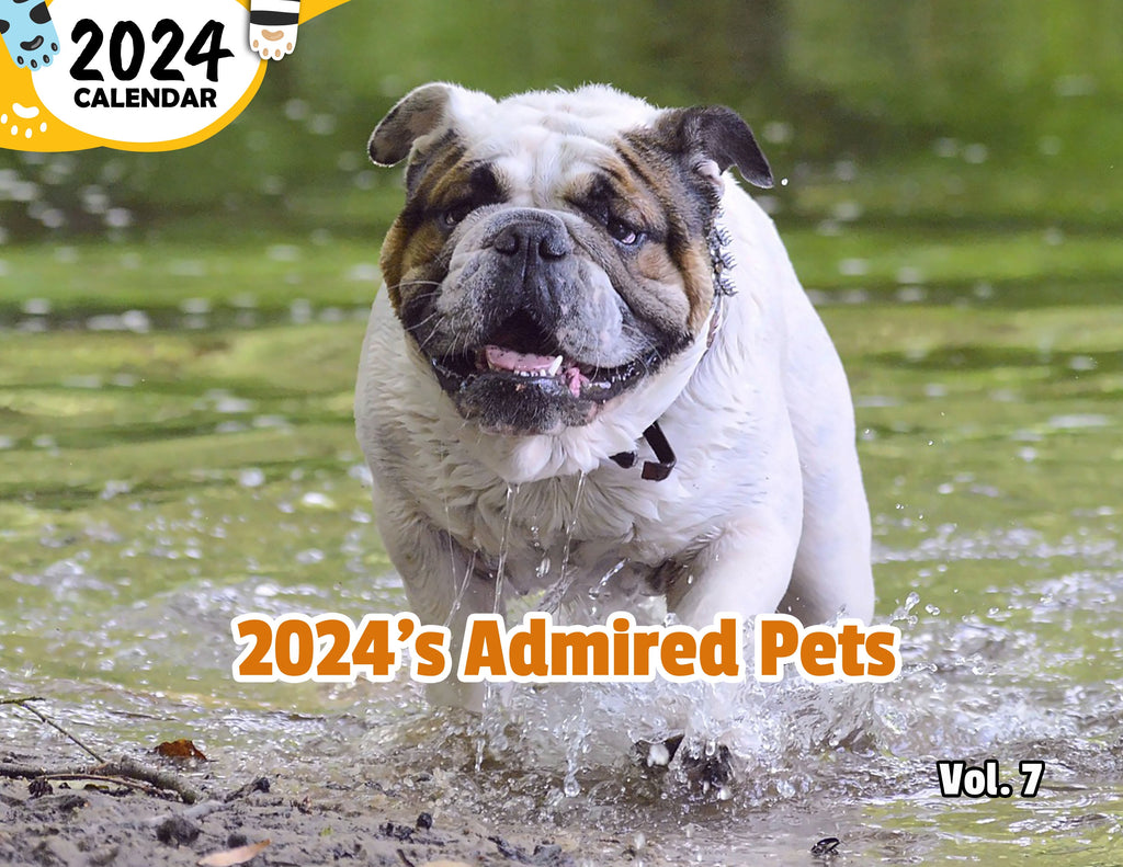 2024's Admired Pets Volume Seven: 2024 Wall Calendar (Published)