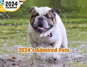 2024's Admired Pets Volume Seven: 2024 Wall Calendar (Published)