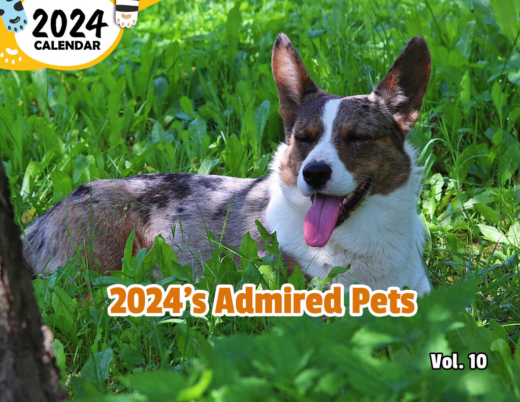 2024's Admired Pets Volume Ten: 2024 Wall Calendar (Published)