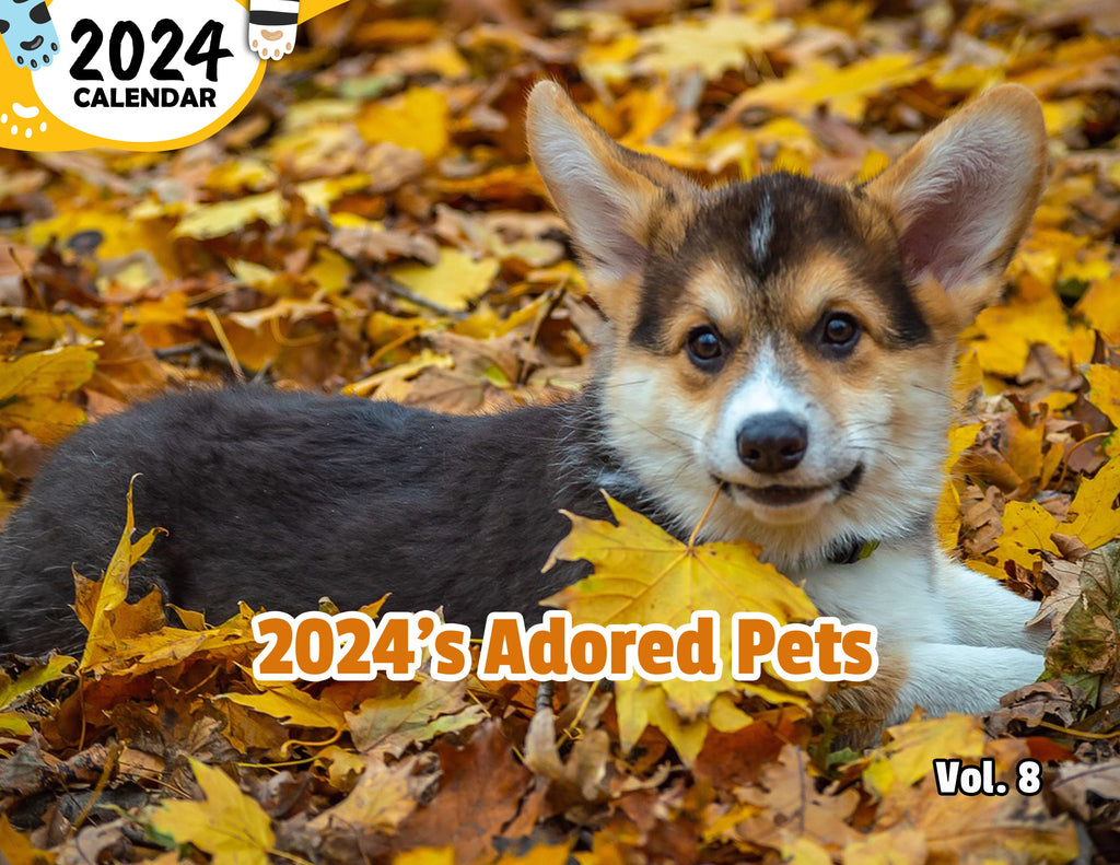 2024's Adored Pets Volume Eight: 2024 Wall Calendar (Published)