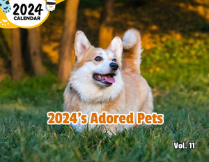 2024's Adored Pets Volume Eleven: 2024 Wall Calendar (Published)