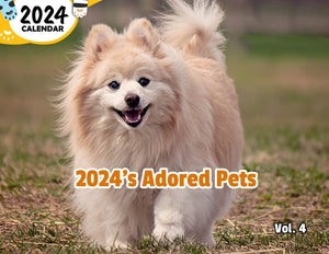 2024's Adored Pets Volume Four: 2024 Wall Calendar (Published)