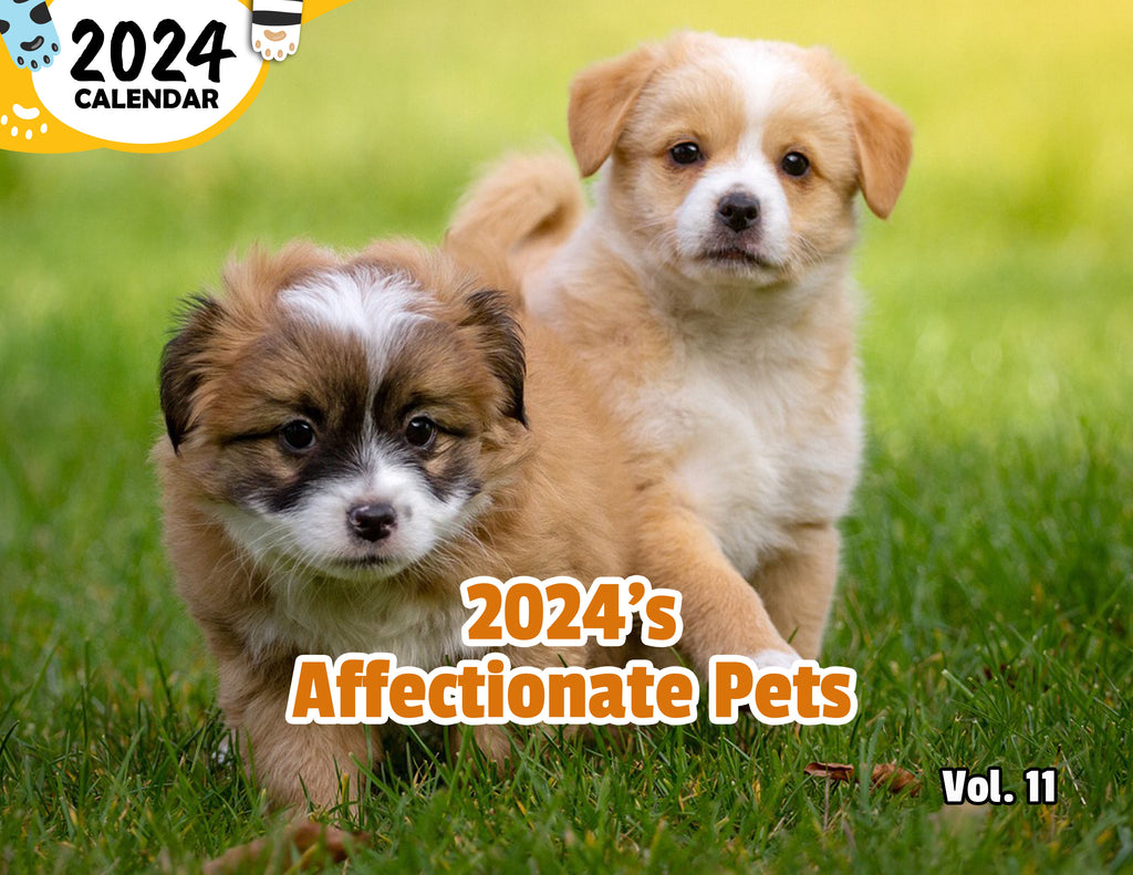 2024's Affectionate Pets Volume Eleven: 2024 Wall Calendar (Published)