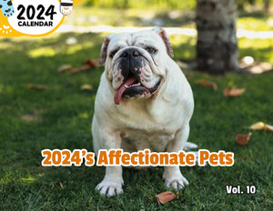 2024's Affectionate Pets Volume Ten: 2024 Wall Calendar (Published)