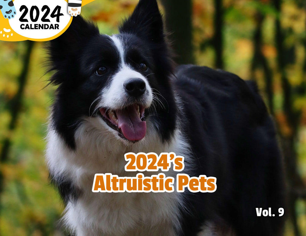 2024's Altruistic Pets Volume Nine: 2024 Wall Calendar (Published)