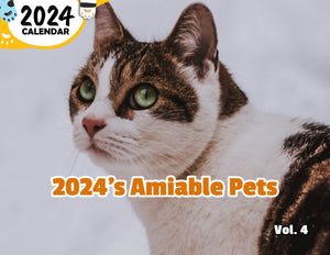 2024's Amiable Pets Volume Four: 2024 Wall Calendar (Published)