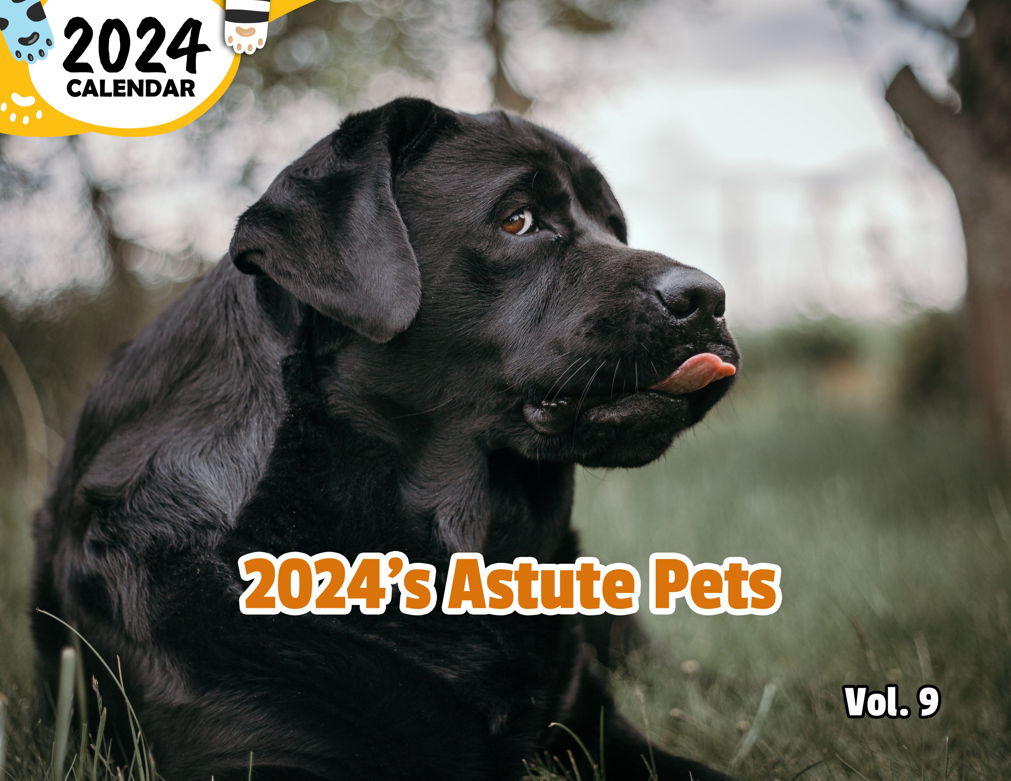 2024's Astute Pets Volume Nine: 2024 Wall Calendar (Published)