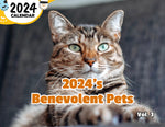 2024's Benevolent Pets Volume Three: 2024 Wall Calendar (Published)