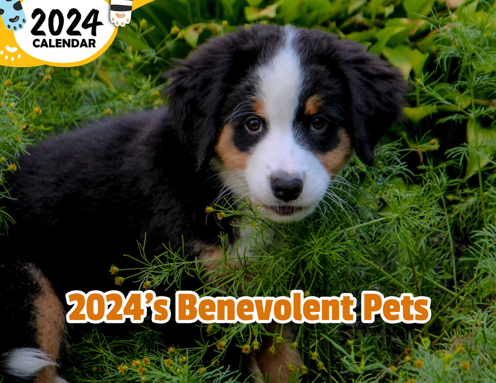 2024's Benevolent Pets: 2024 Wall Calendar (Published)