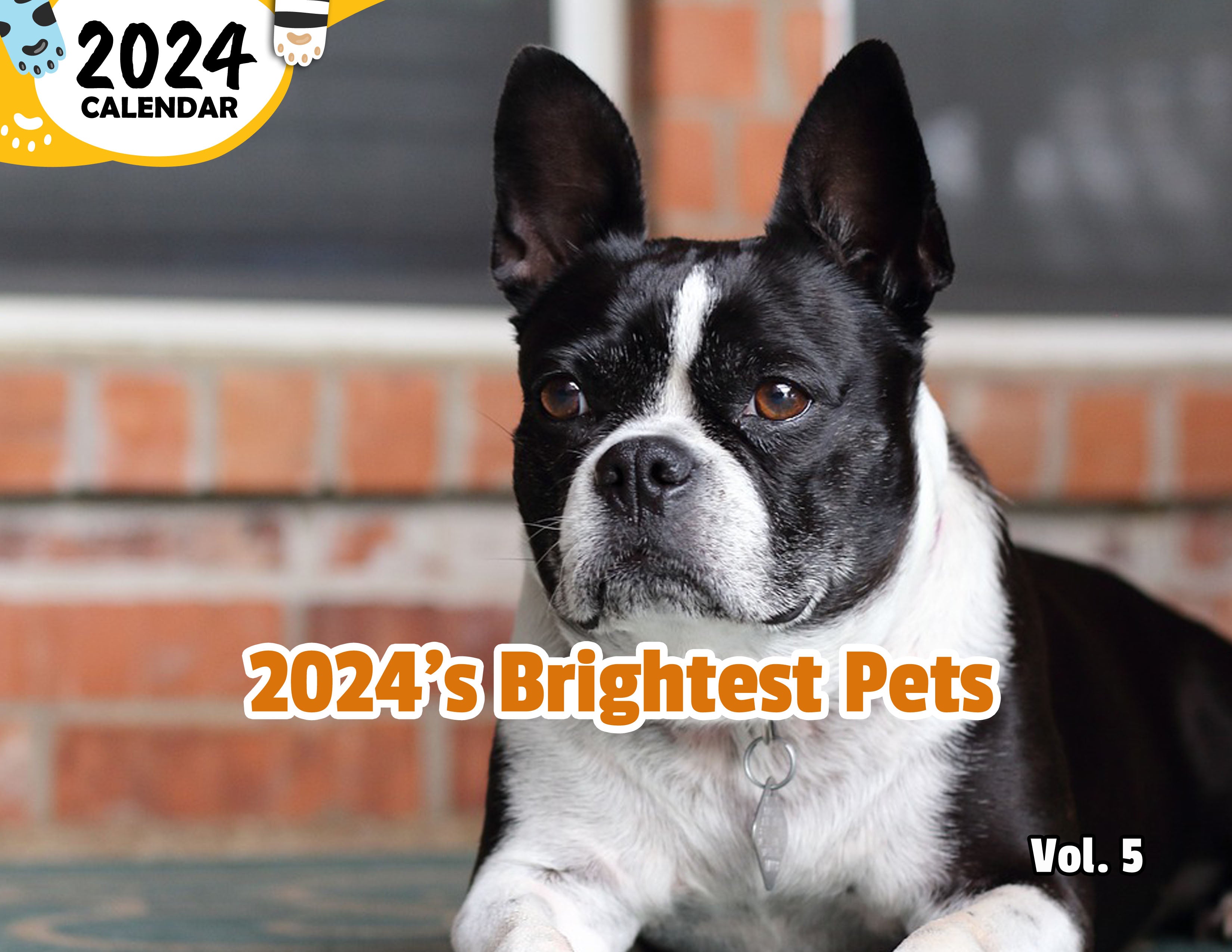 2024's Brightest Pets Volume Five: 2024 Wall Calendar (Published)