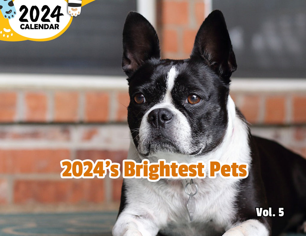 2024's Brightest Pets Volume Five: 2024 Wall Calendar (Published)