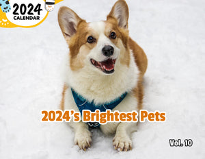 2024's Brightest Pets Volume Ten: 2024 Wall Calendar (Published)