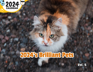 2024's Brilliant Pets Volume Six: 2024 Wall Calendar (Published)