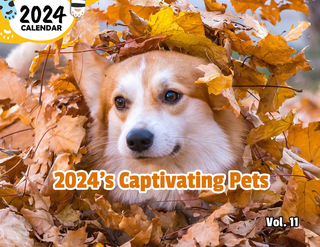 2024's Captivating Pets Volume Eleven: 2024 Wall Calendar (Published)