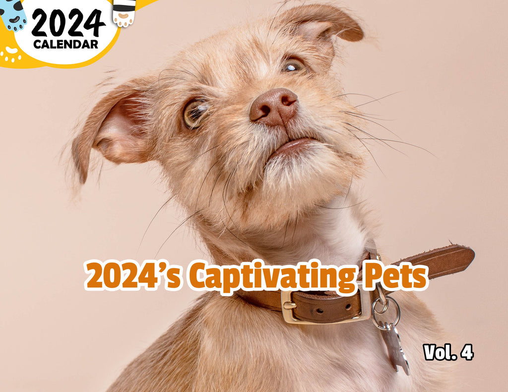 2024's Captivating Pets Volume Four: 2024 Wall Calendar (Published)