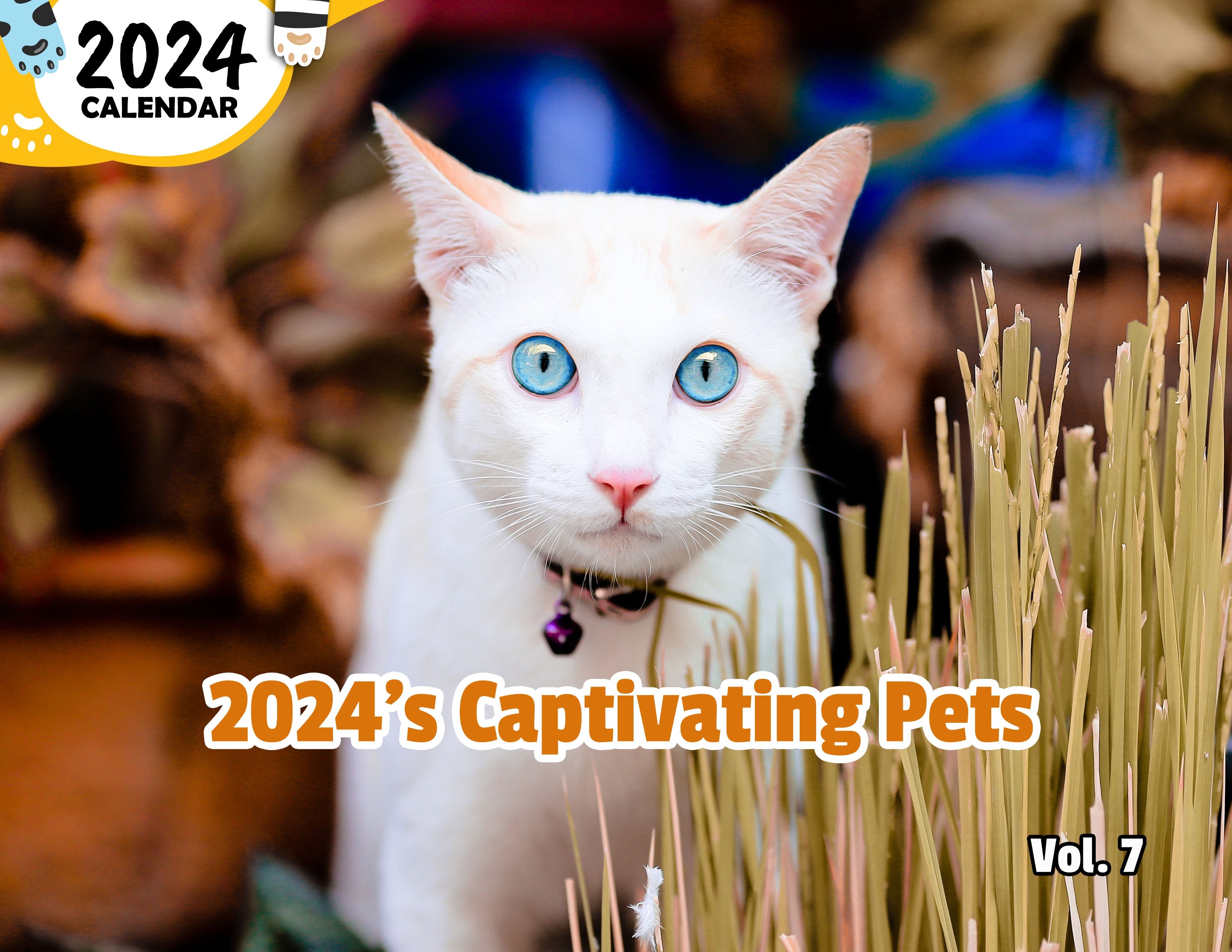 2024's Captivating Pets Volume Seven: 2024 Wall Calendar (Published)