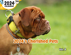 2024's Cherished Pets Volume Eight: 2024 Wall Calendar (Published)