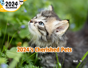 2024's Cherished Pets Volume Eleven: 2024 Wall Calendar (Published)