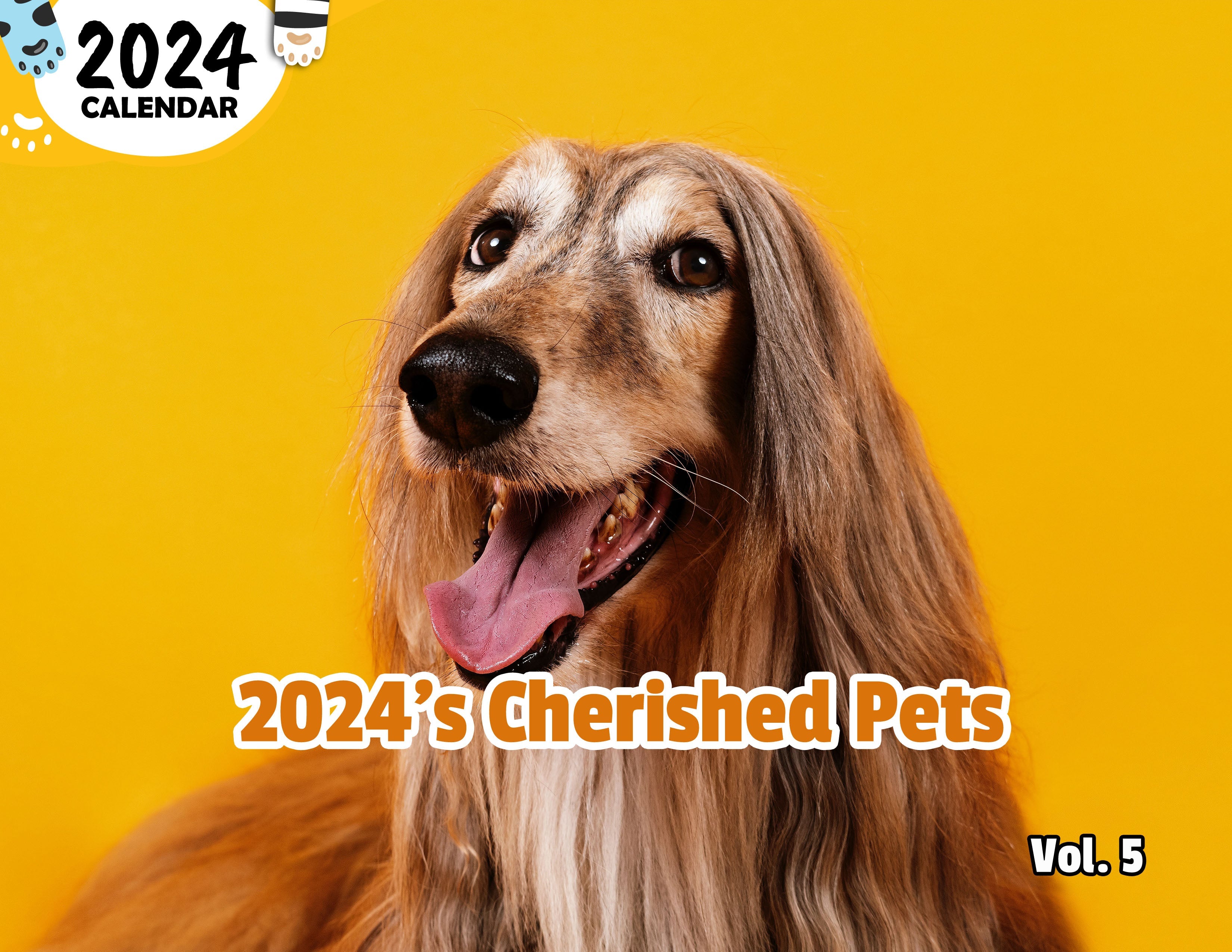 2024's Cherished Pets Volume Five: 2024 Wall Calendar (Published)