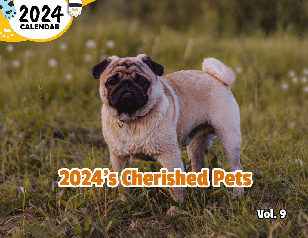 2024's Cherished Pets Volume Nine: 2024 Wall Calendar (Published)