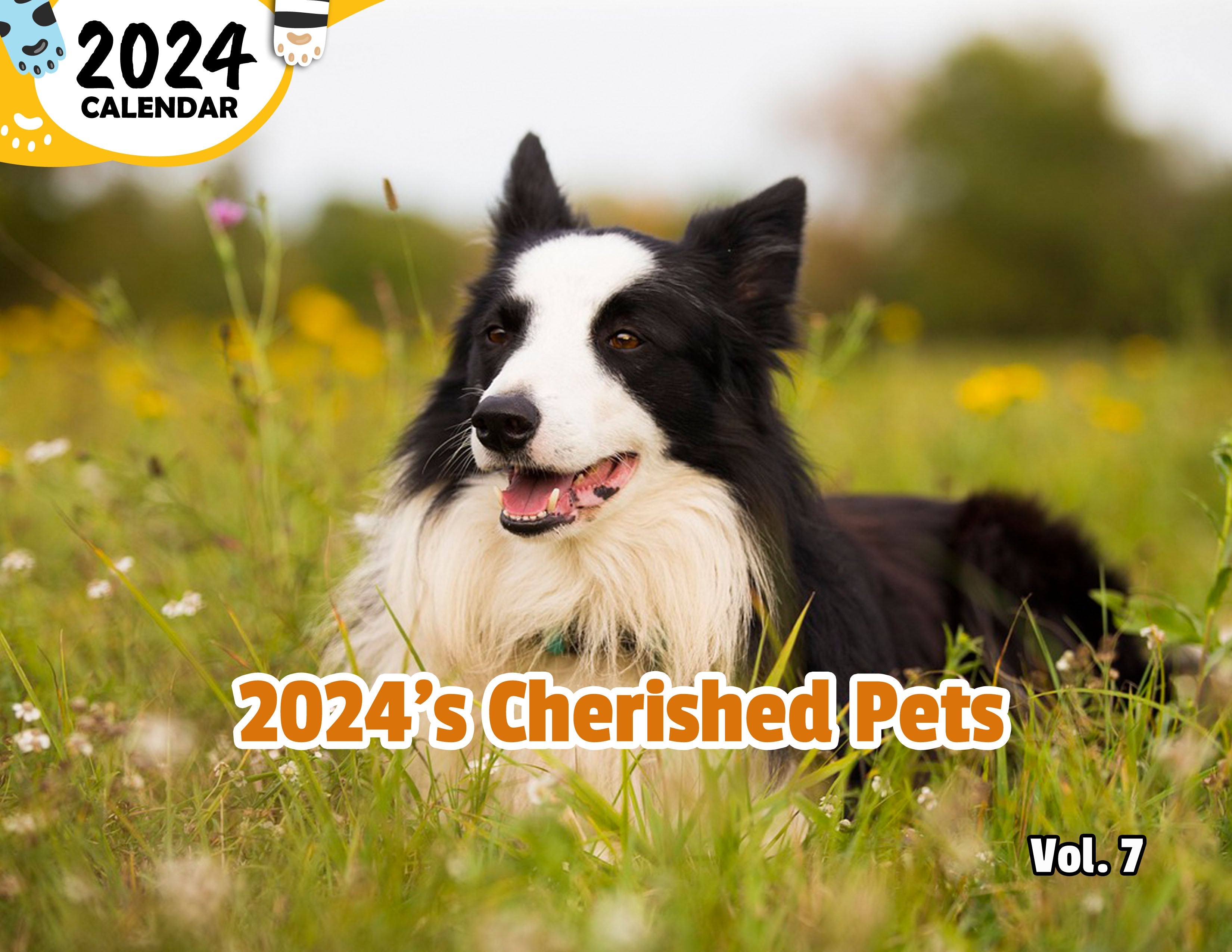 2024's Cherished Pets Volume Seven: 2024 Wall Calendar (Published)