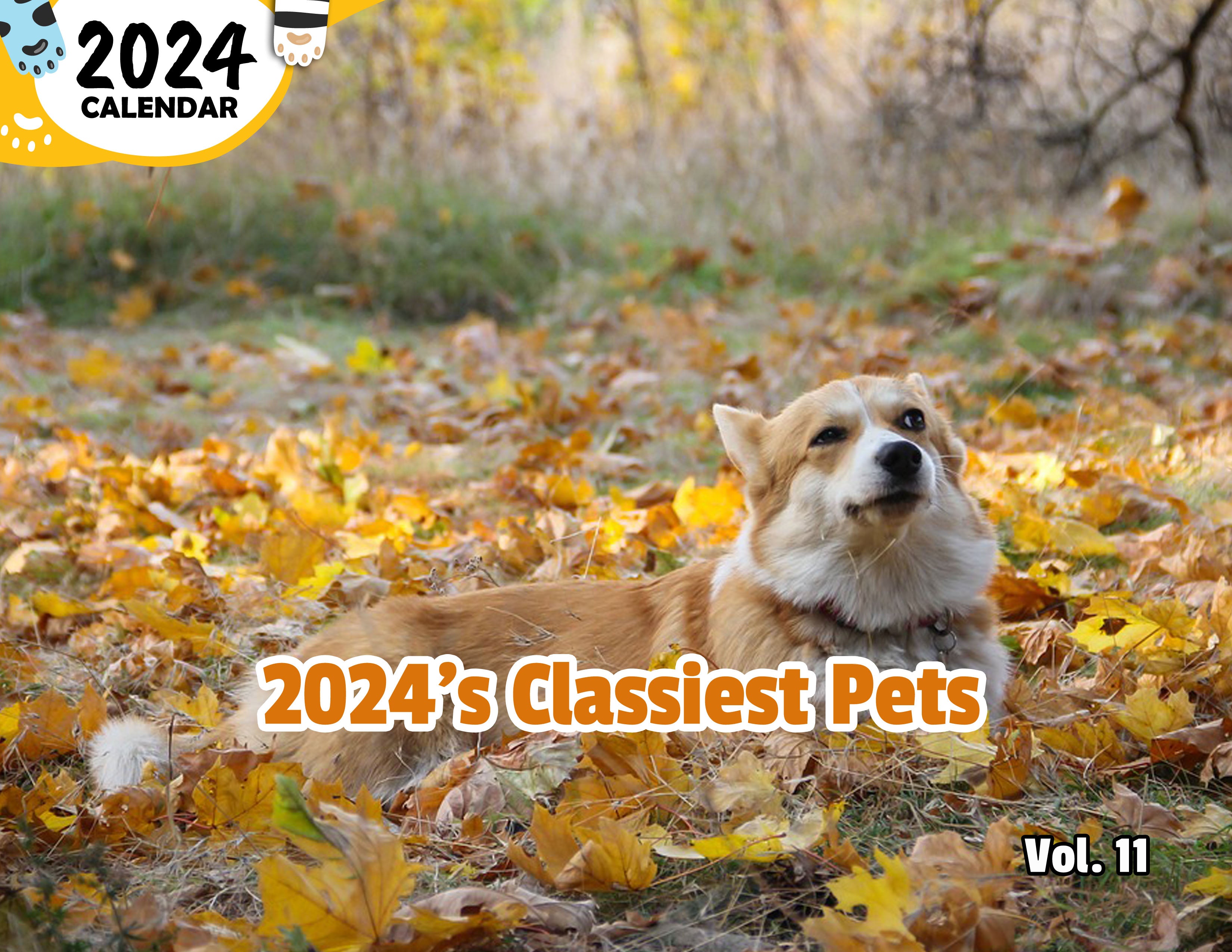 2024's Classiest Pets Volume Eleven: 2024 Wall Calendar (Published)