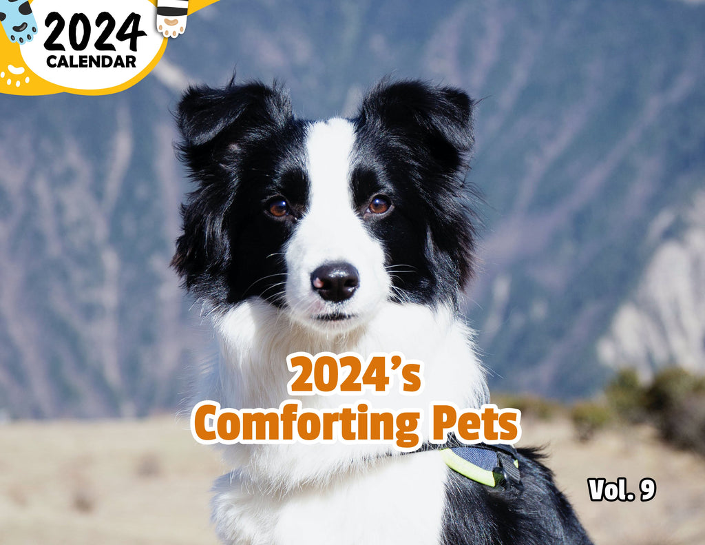 2024's Comforting Pets Volume Nine: 2024 Wall Calendar (Pre-Order)